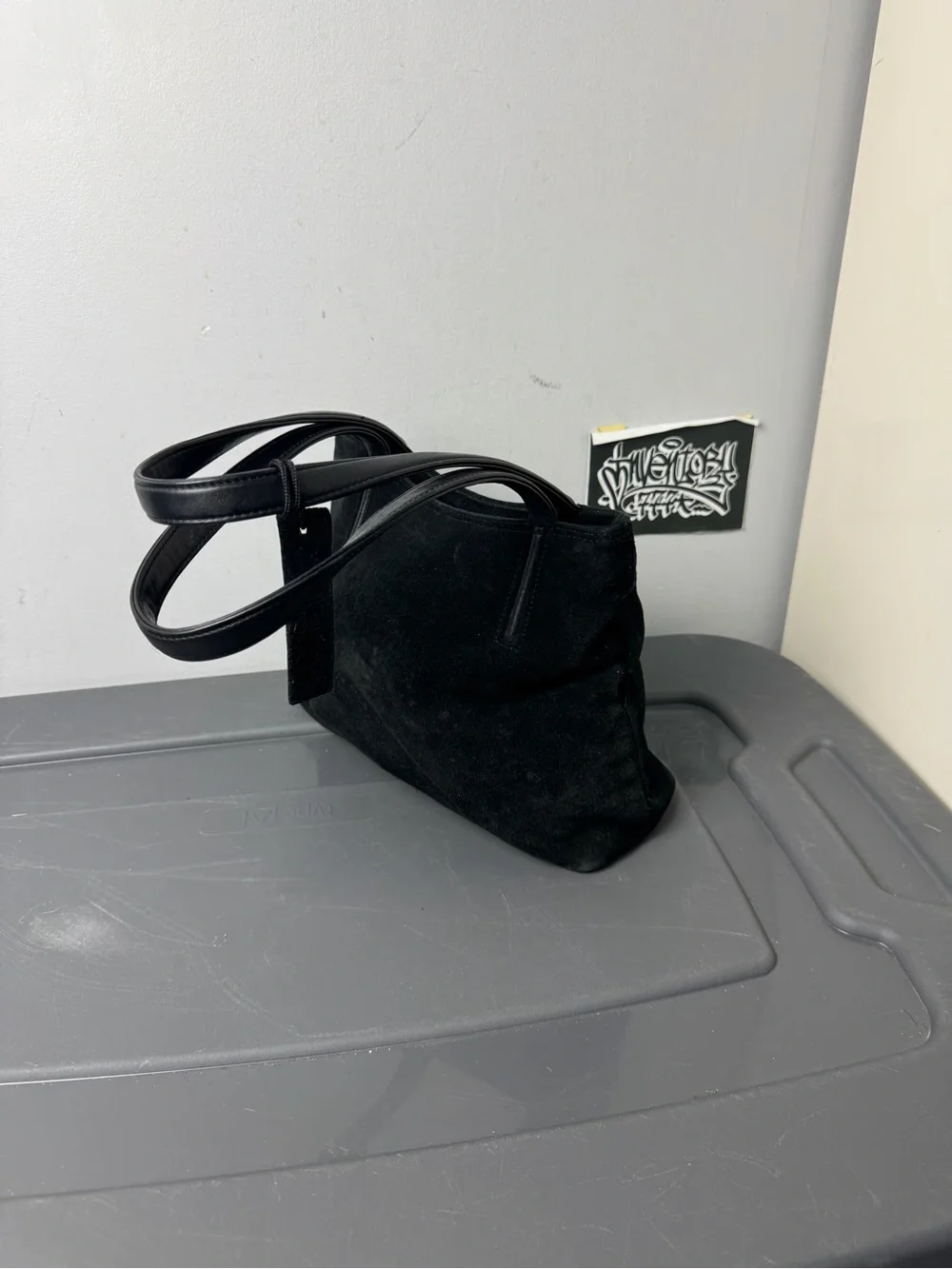 Tokio Yoshikawa Suede Shoulder Bag - Picture 1 of 9